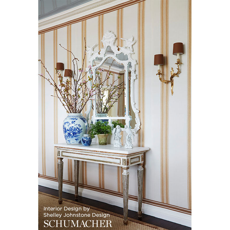 BRENTWOOD-STRIPE-COBALT-SCHUMACHER-70872 - Schumacher Fabric