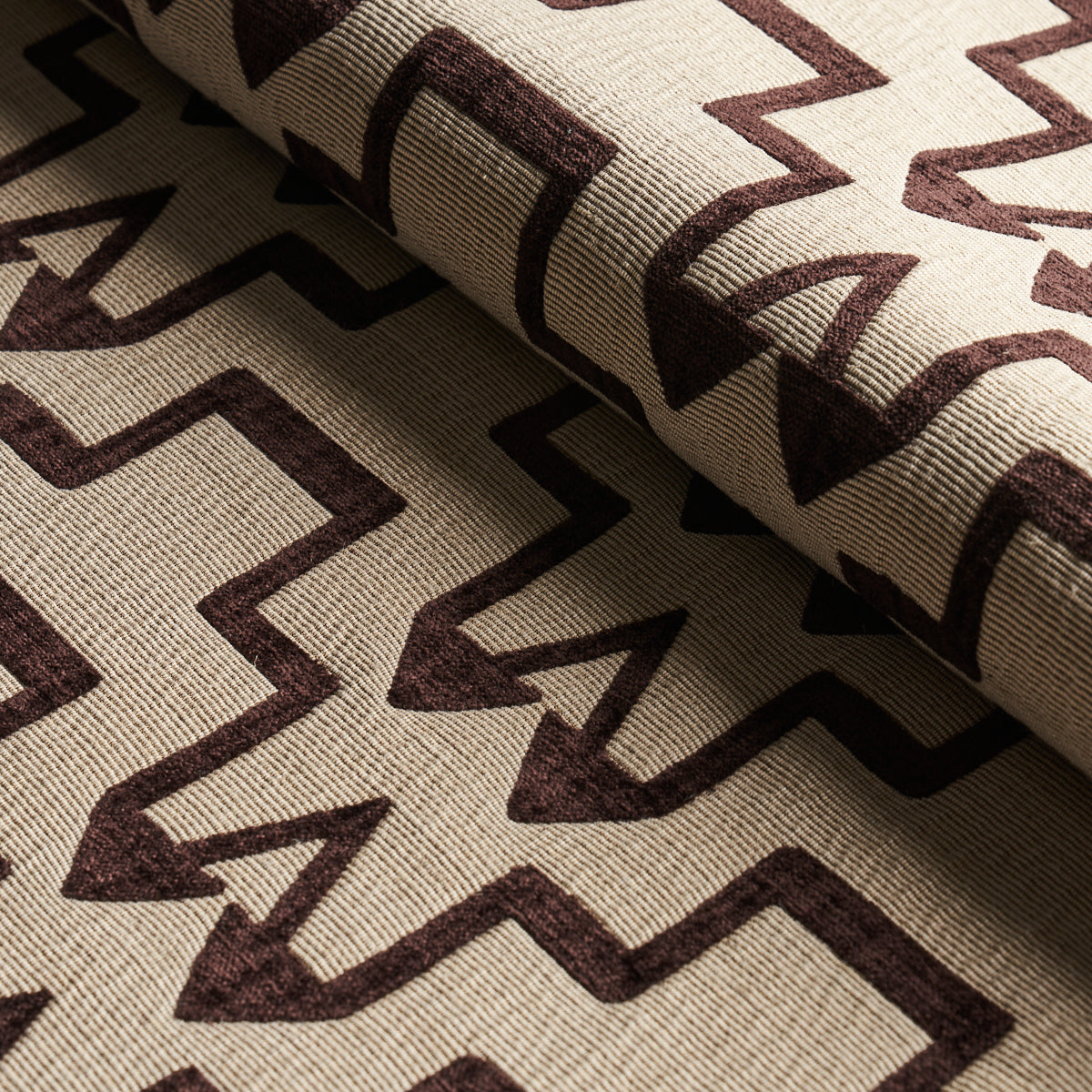 TURKISH-STEP-BROWN-SCHUMACHER-71244 - Schumacher Fabric