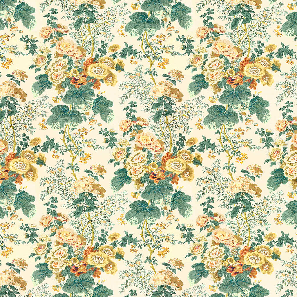 Hollyhock Hdb - Yellow - LEE JOFA Fabric