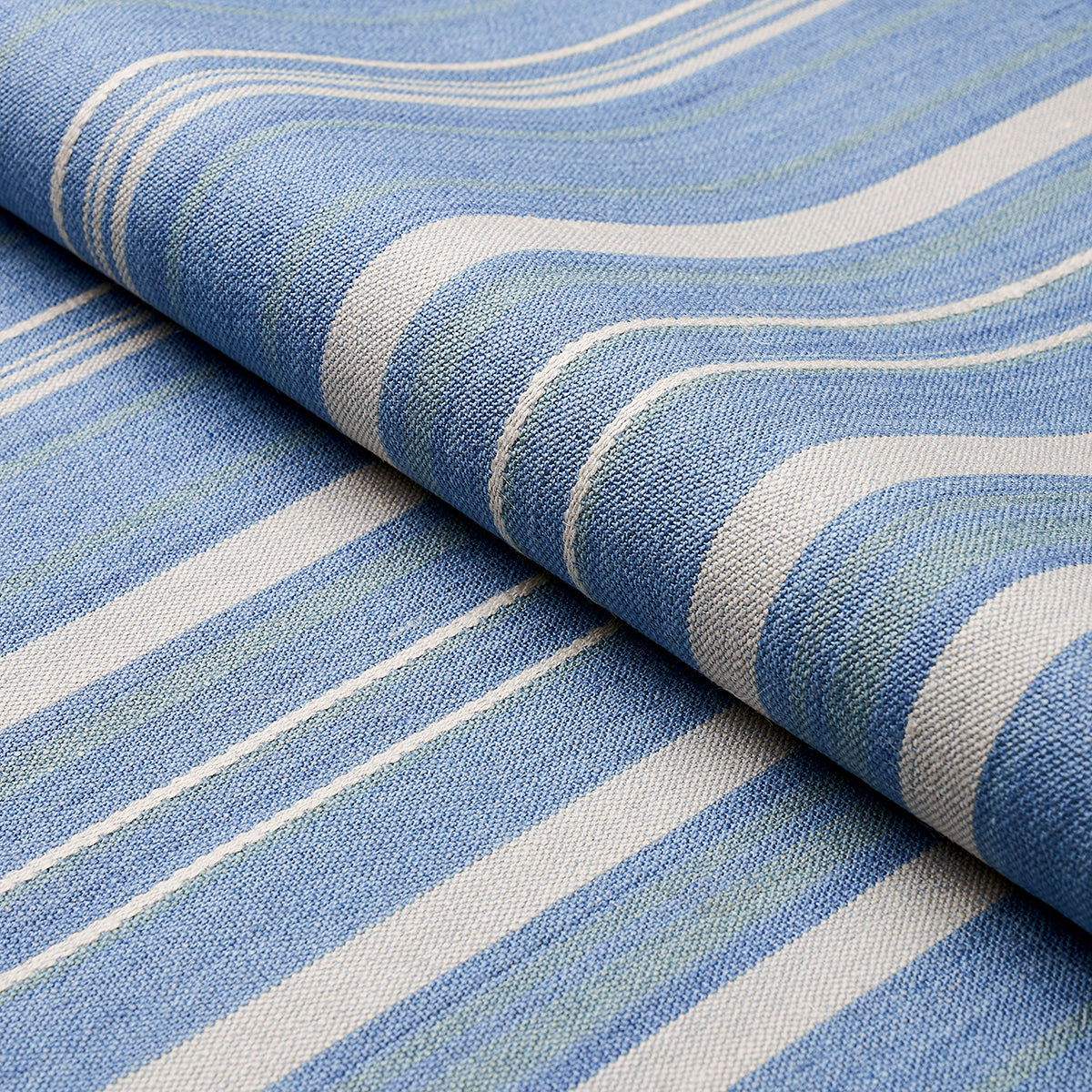 CAJAMARCA-STRIPE-CHAMBRAY-SCHUMACHER-71883 - Schumacher Fabric