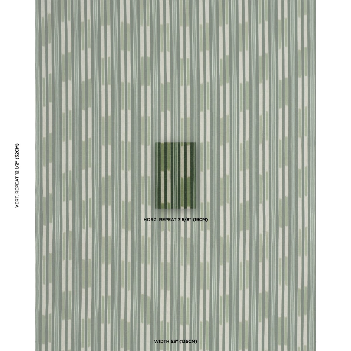 CUSCO-IKAT-GREEN-SCHUMACHER-71973 - Schumacher Fabric