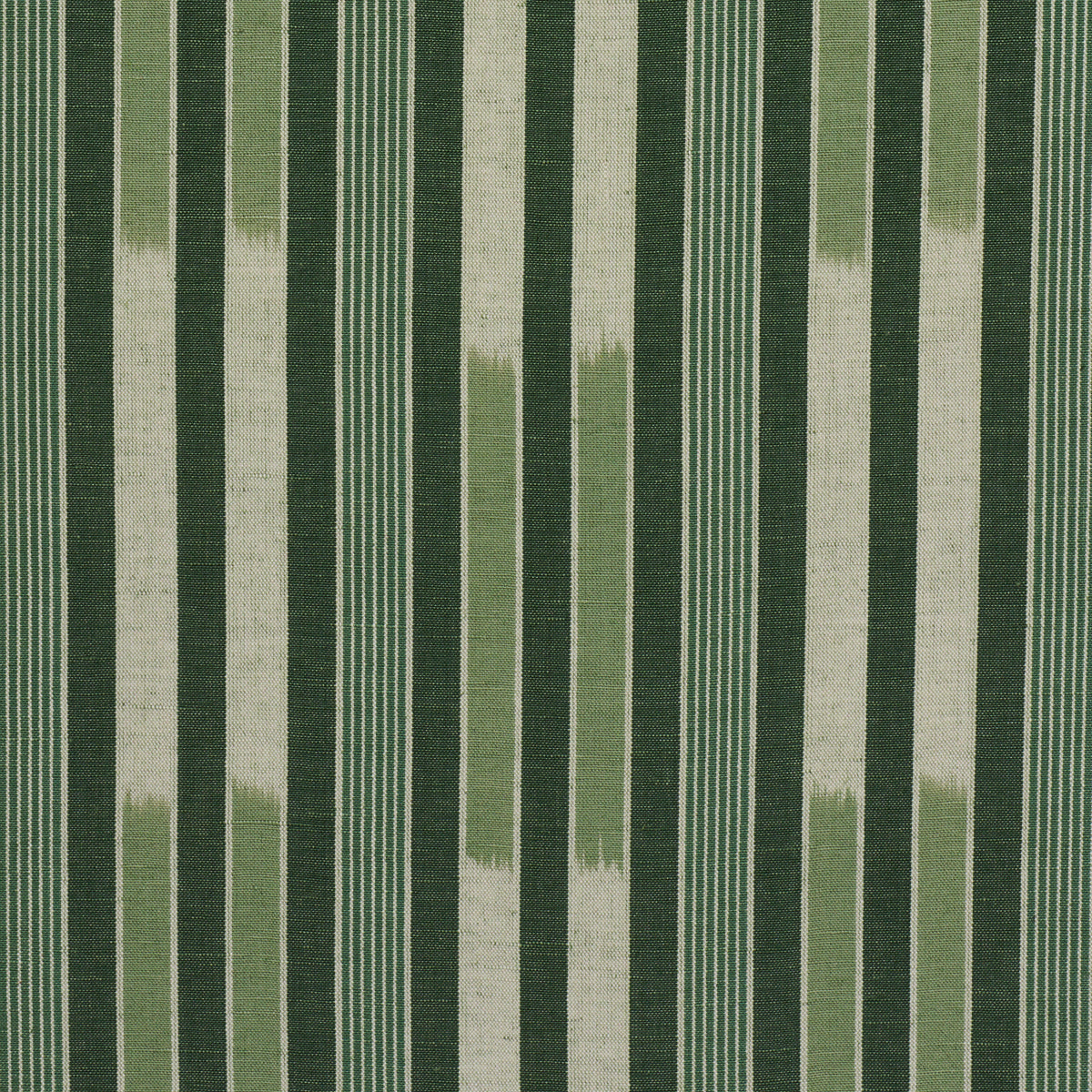 Cusco Ikat - Green - Schumacher 71973 Fabric - Schumacher Fabric