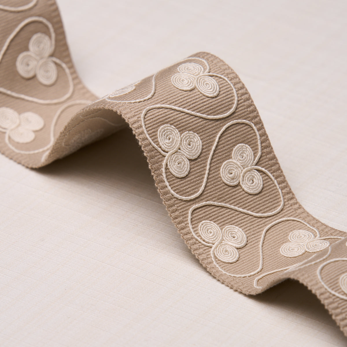 Coquette Tape - Dove - Schumacher 72745 Trim - Schumacher Trim