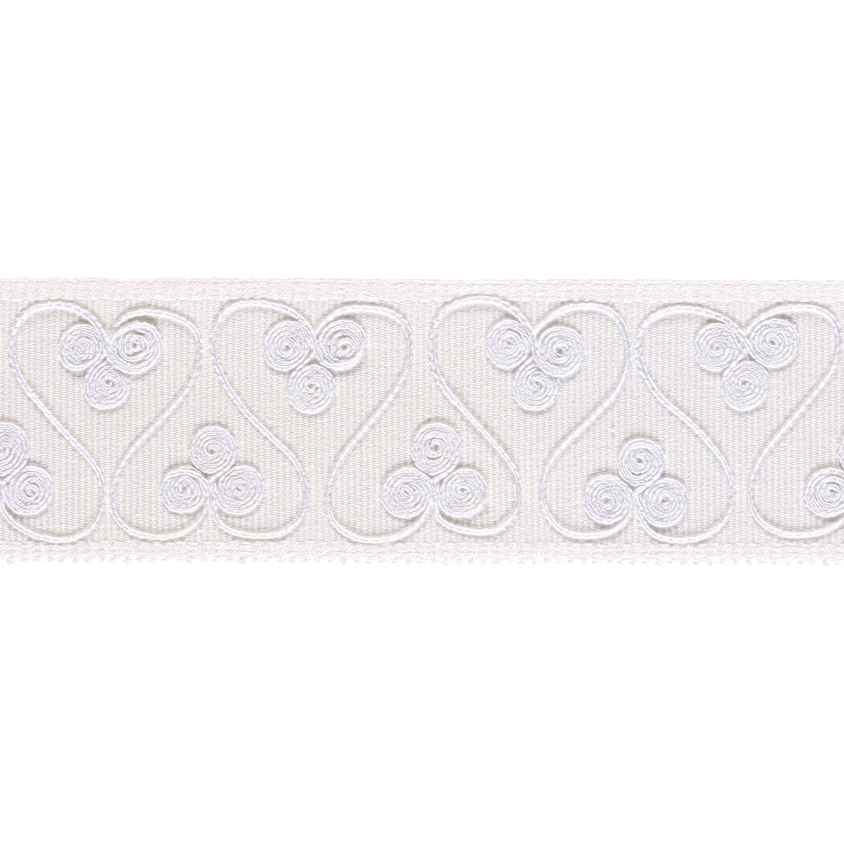 Coquette Tape - White - Schumacher 72747 Trim
