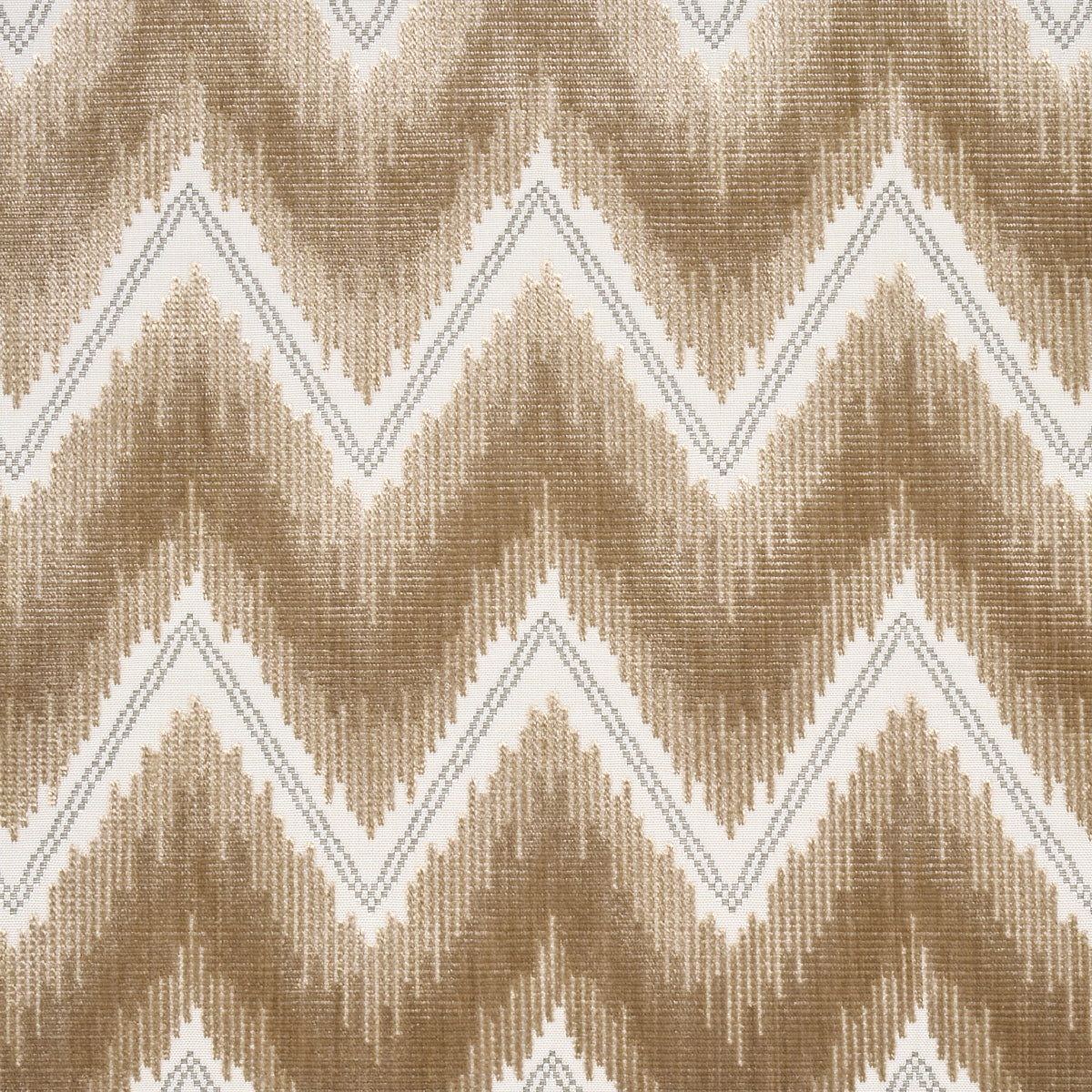 CHEVRON-VELVET-GOLD-SCHUMACHER-72845 - Schumacher Fabric