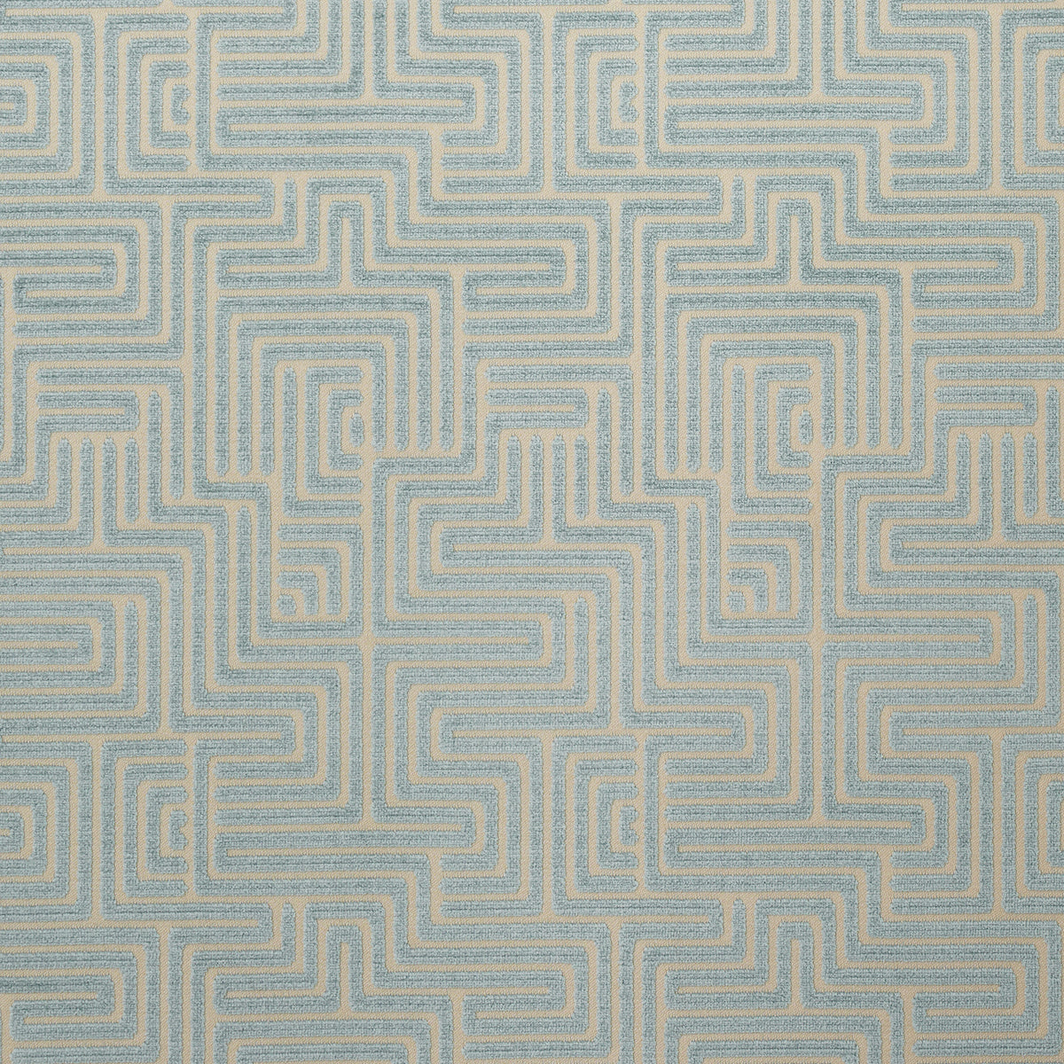 Lisboa Velvet - Sky - Schumacher 72954 Fabric - Schumacher Fabric