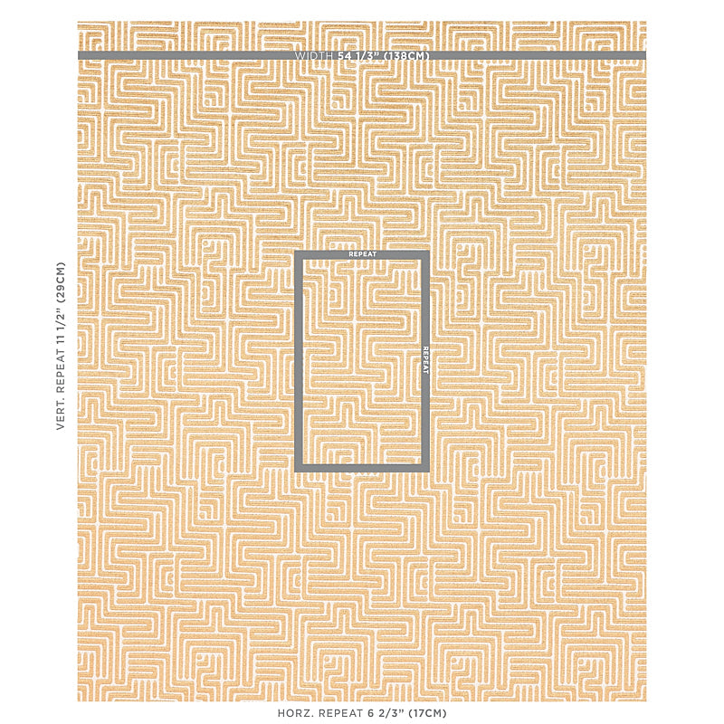 Lisboa Velvet - Gold - Schumacher 72955 Fabric - Schumacher Fabric