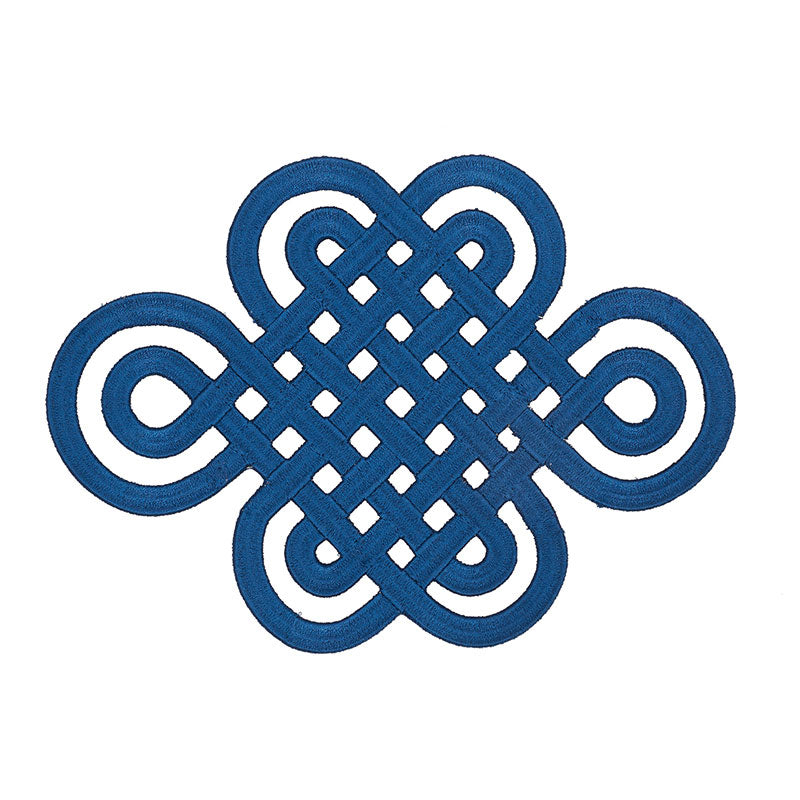 GOOD-LUCK-KNOT-APPLIQU-SAPPHIRE-SCHUMACHER-73052 - Schumacher Recortar
