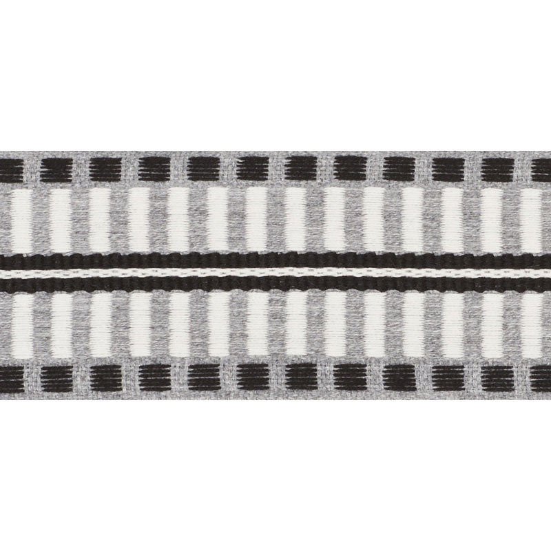 JACOBSEN-TAPE-INDOOR-OUTDOOR-GREY-SCHUMACHER-73630 - Schumacher Trim