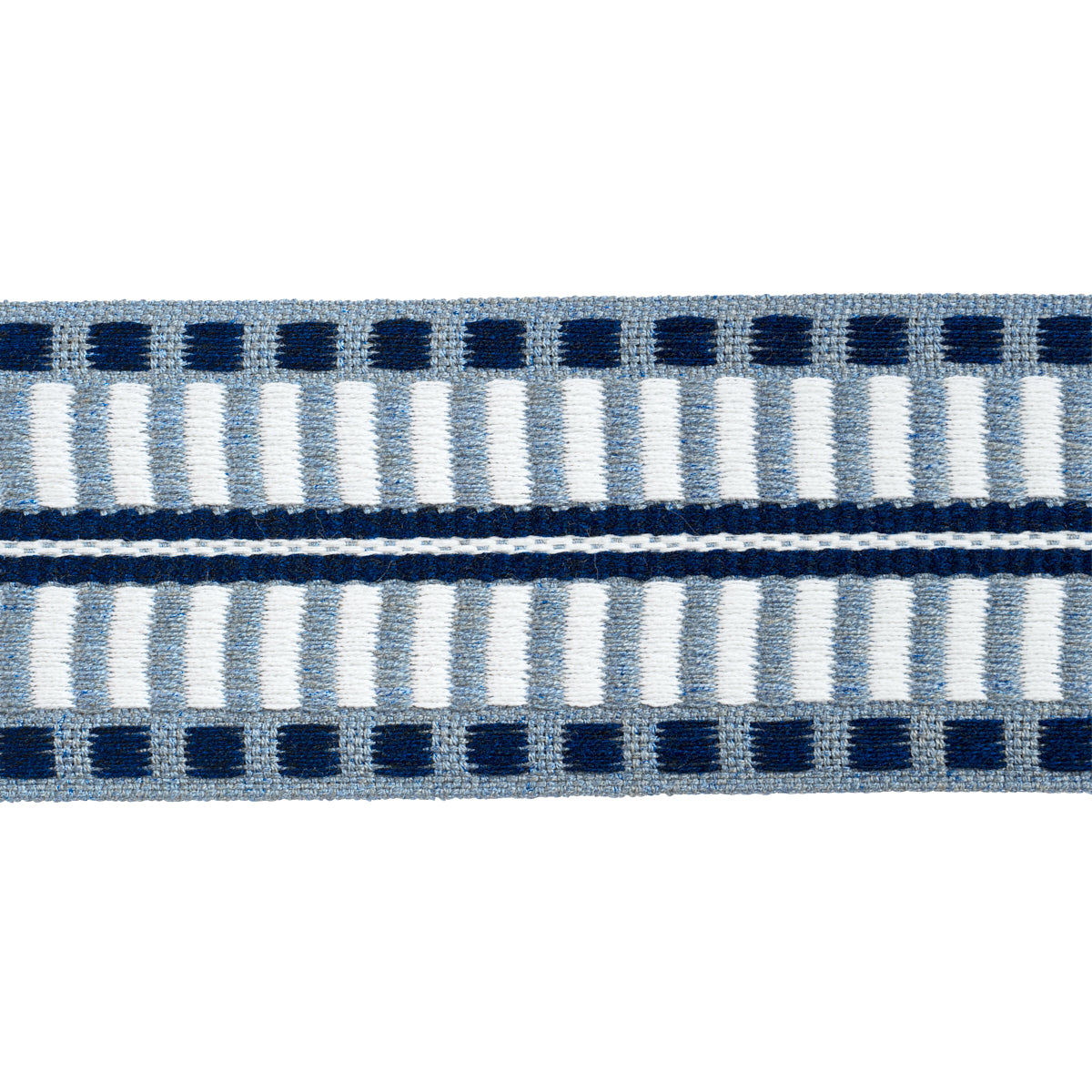 JACOBSEN-TAPE-INDOOR-OUTDOOR-NAVY-SCHUMACHER-73636 - Schumacher Recortar
