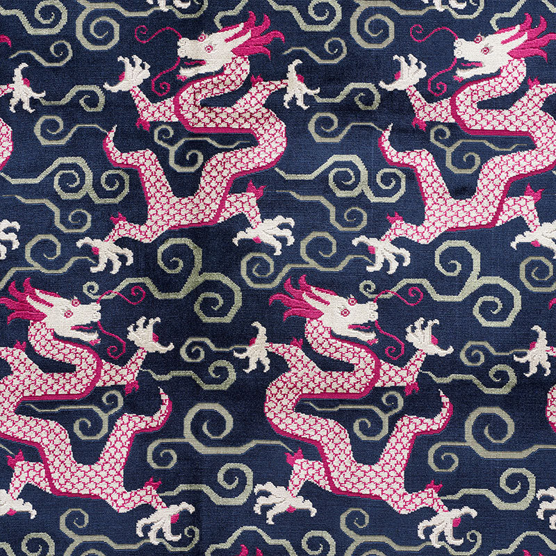 BIXI-VELVET-SAPPHIRE-SCHUMACHER-73970 - Schumacher Fabric