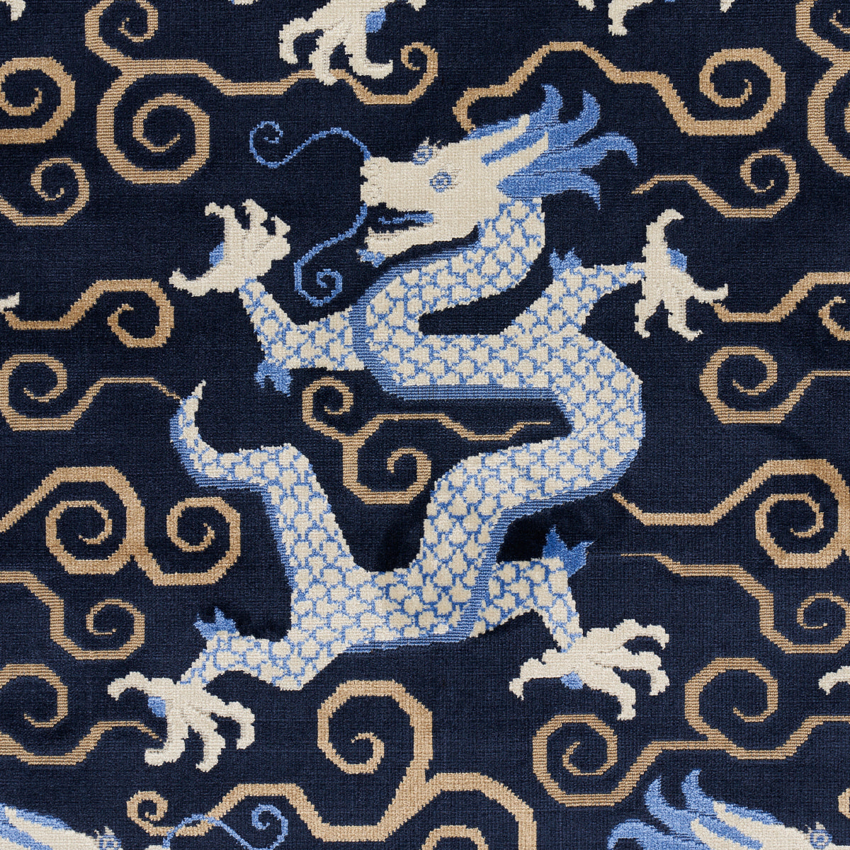 BIXI-VELVET-MIDNIGHT-BLUE-SCHUMACHER-73976 - Schumacher Fabric