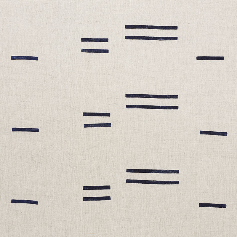 OAXACA-HAND-BLOCK-PRINT-NAVY-SCHUMACHER-74000 - Schumacher Tela
