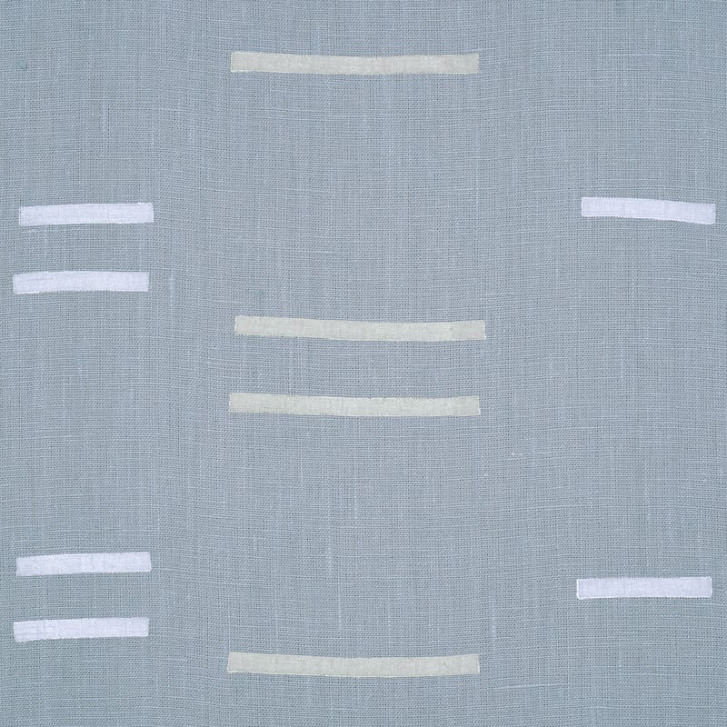 OAXACA-HAND-BLOCK-PRINT-STEEL-SCHUMACHER-74001 - Schumacher Fabric