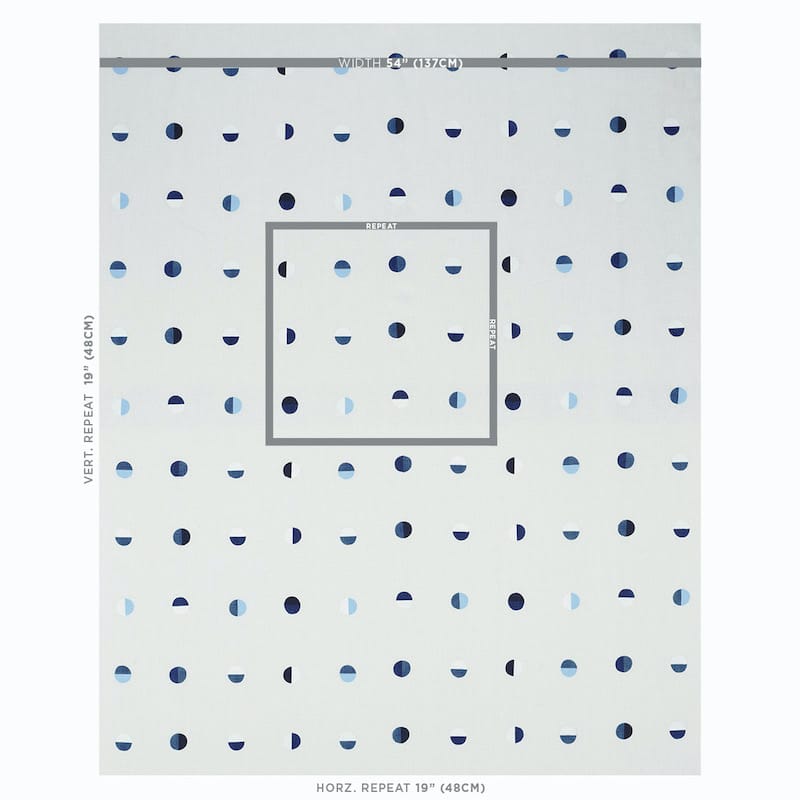 JOSHUA-TREE-HAND-BLOCK-PRINT-BLUE-MOONS-SCHUMACHER-74041 - Schumacher Fabric