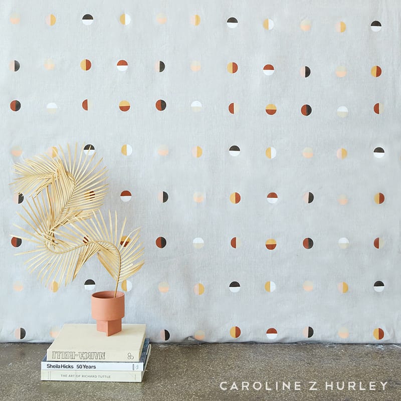 JOSHUA-TREE-HAND-BLOCK-PRINT-DESERT-MOONS-SCHUMACHER-74043 - Schumacher Fabric