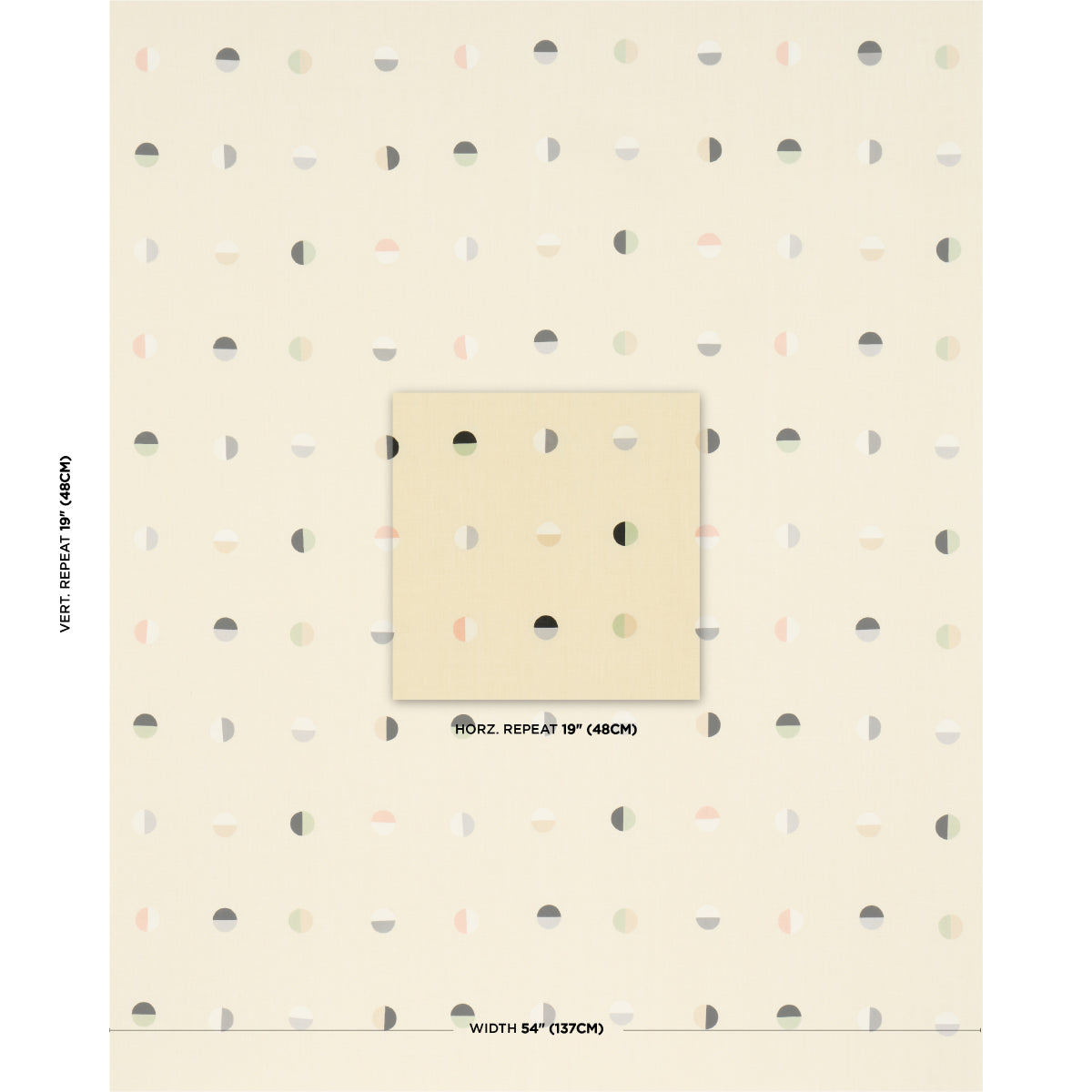 JOSHUA-TREE-HAND-BLOCK-PRINT-MULTI-ON-SUN-SCHUMACHER-74044 - Schumacher Tela