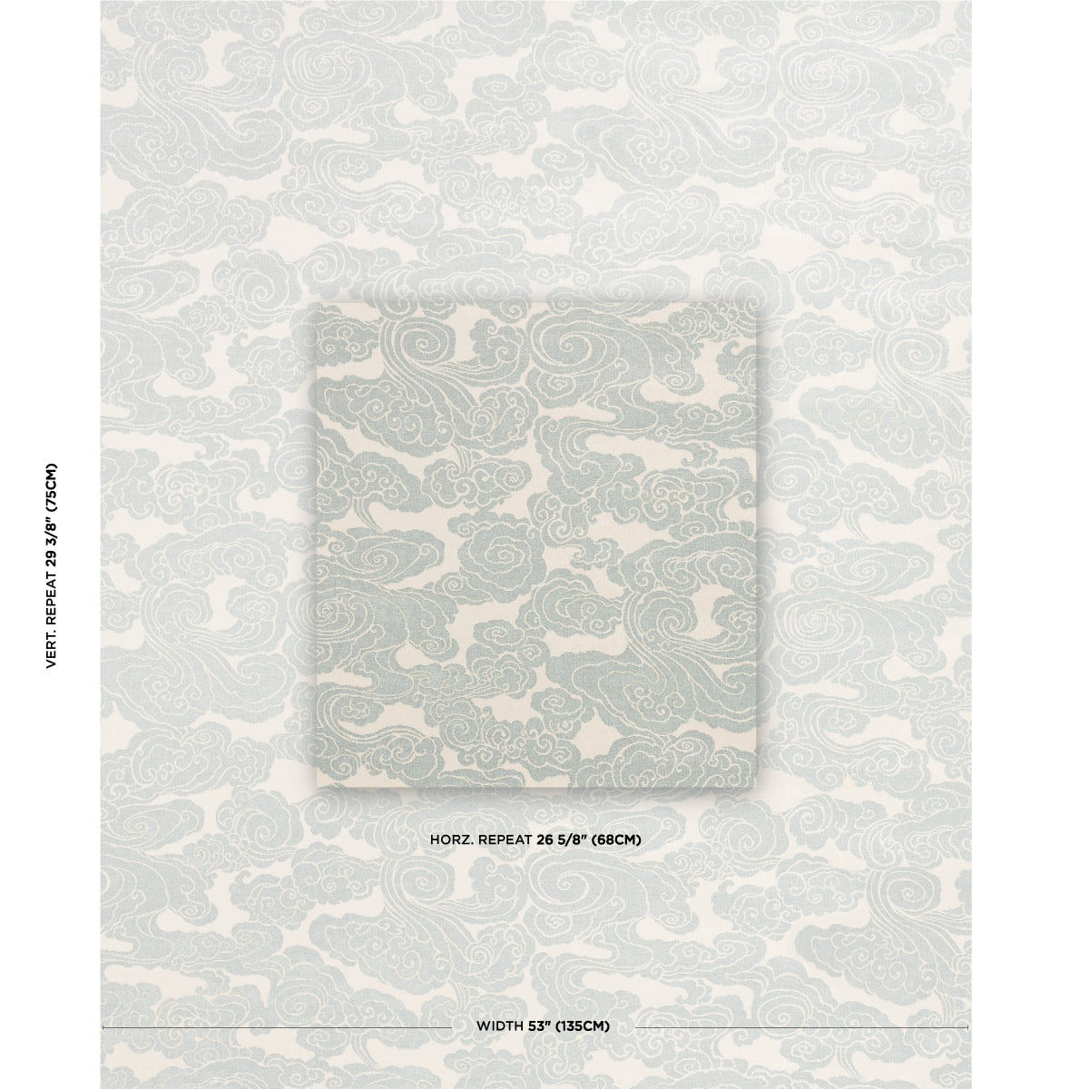 SOZAN-VELVET-MIST-SCHUMACHER-74063 - Schumacher Fabric
