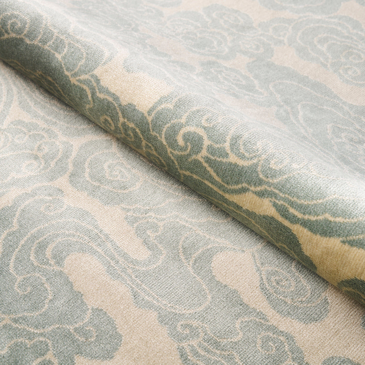 SOZAN-VELVET-MIST-SCHUMACHER-74063 - Schumacher Fabric