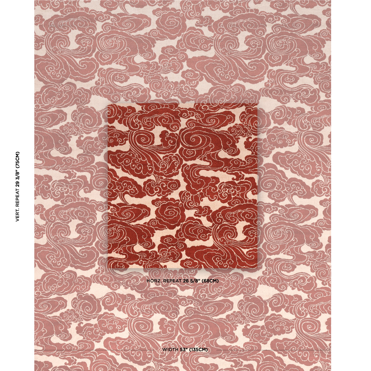 SOZAN-VELVET-CINNABAR-SCHUMACHER-74064 - Schumacher Fabric