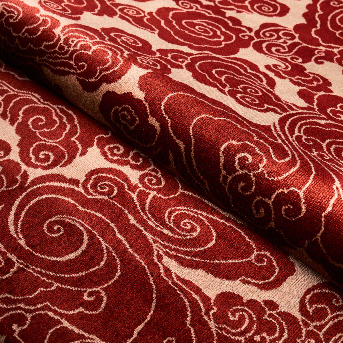 SOZAN-VELVET-CINNABAR-SCHUMACHER-74064 - Schumacher Fabric