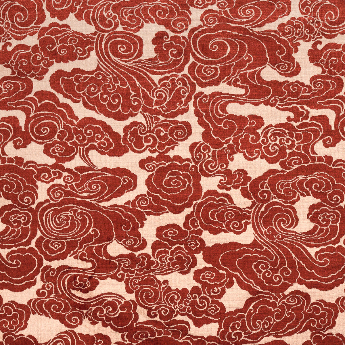 SOZAN-VELVET-CINNABAR-SCHUMACHER-74064 - Schumacher Fabric