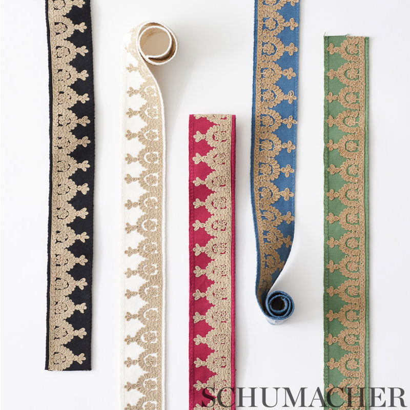 NOELIA-EMBROIDERED-TAPE-CADET-SCHUMACHER-74153 - Schumacher Recortar