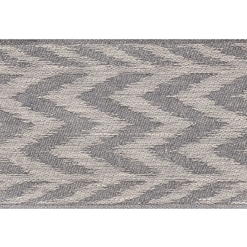 CHEVRON-WOVEN-TAPE-GREY-SCHUMACHER-74251 - Schumacher Trim