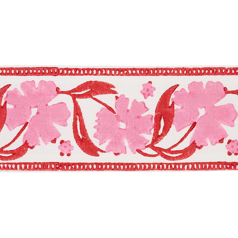 ADRA-HAND-BLOCKED-TAPE-PINK-RED-SCHUMACHER-74403 - Schumacher Trim