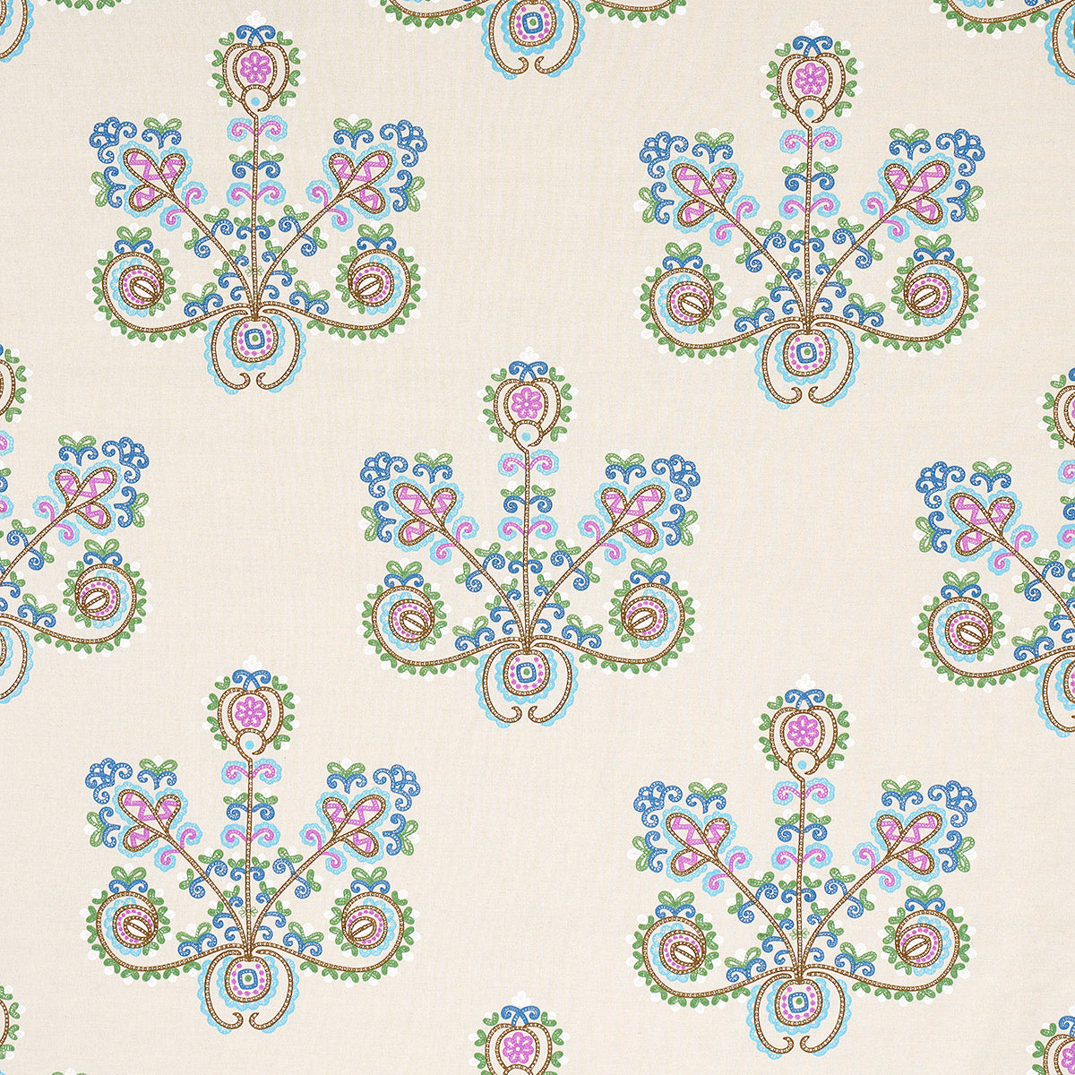 ESTRELLA-EMBROIDERY-JEWEL-SCHUMACHER-74453 - Schumacher Fabric
