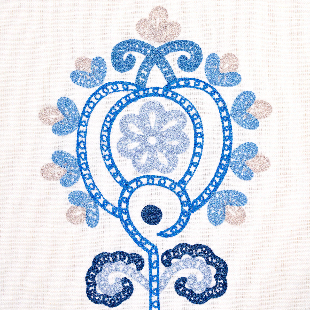 ESTRELLA-EMBROIDERY-PORCELAIN-SCHUMACHER-74454 - Schumacher Fabric