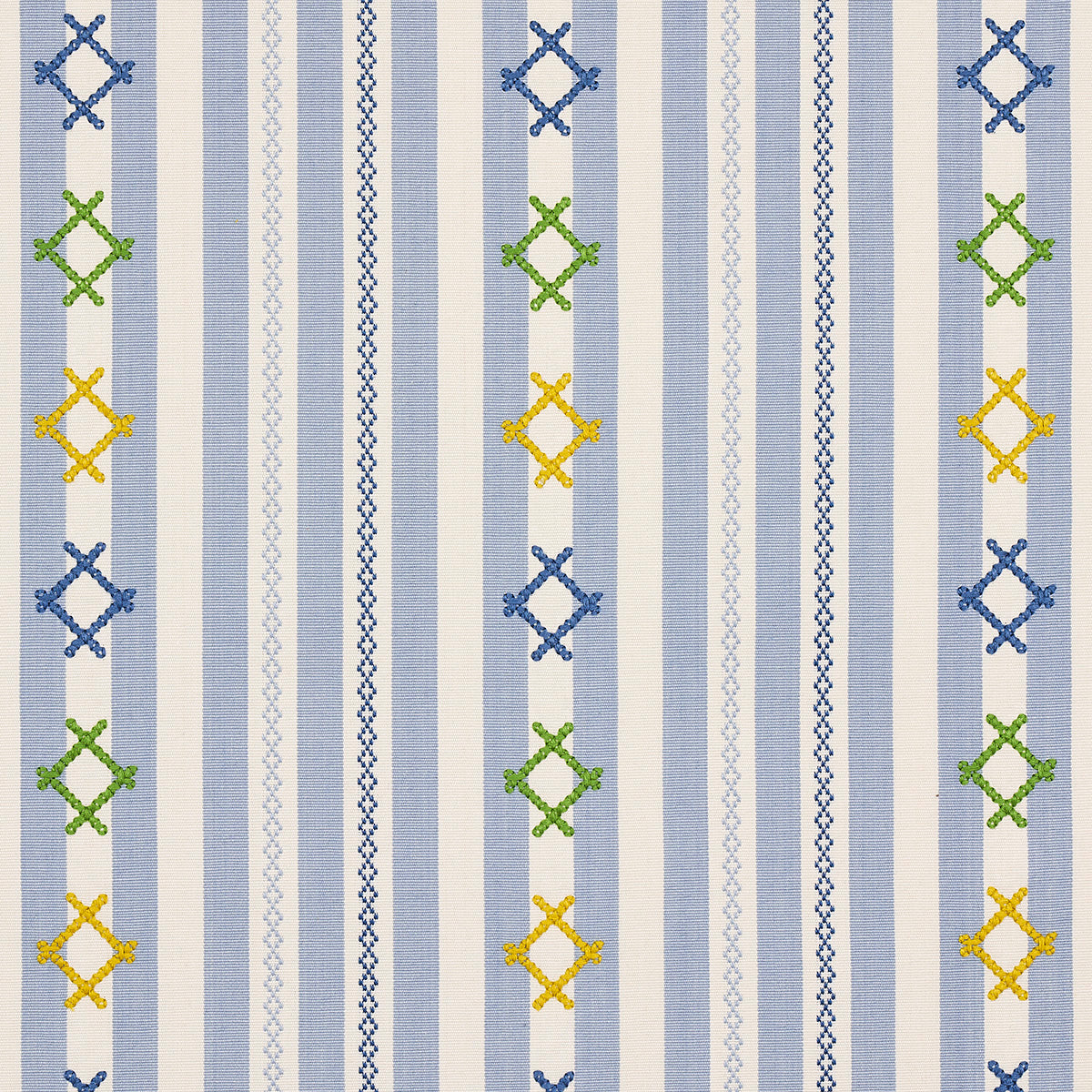RHODES-STRIPE-SKY-SCHUMACHER-74462 - Schumacher Fabric