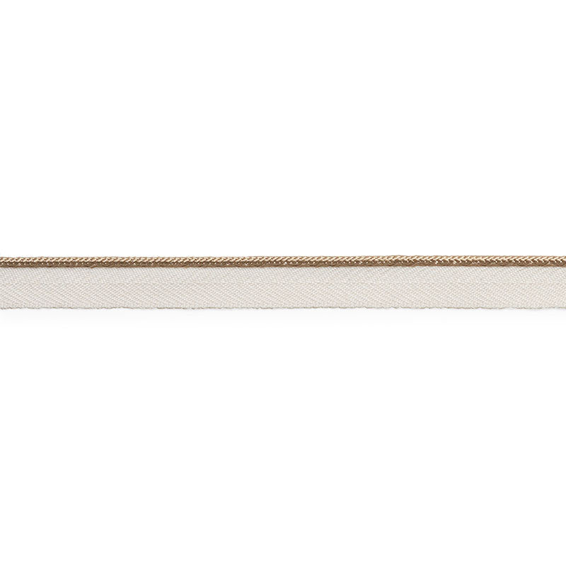 GUSTAVE-SILK-LIP-CORD-NARROW-SAND-SCHUMACHER-74523 - Schumacher Trim