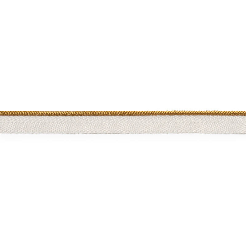 GUSTAVE-SILK-LIP-CORD-NARROW-GOLD-SCHUMACHER-74524 - Schumacher Trim