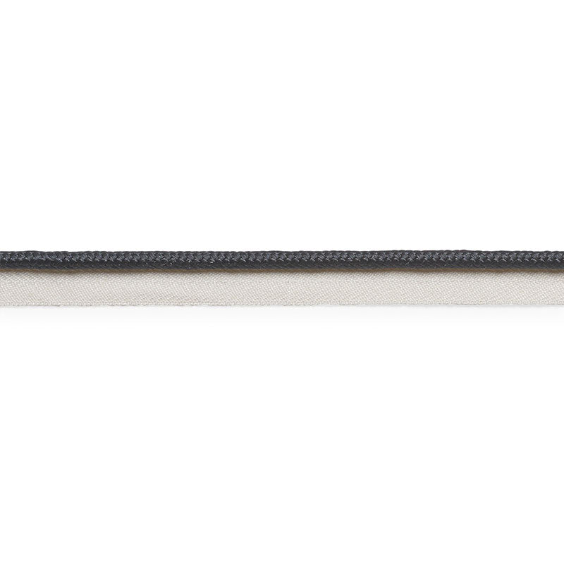 GUSTAVE-SILK-LIP-CORD-MEDIUM-BLACK-SCHUMACHER-74551 - Schumacher Recortar