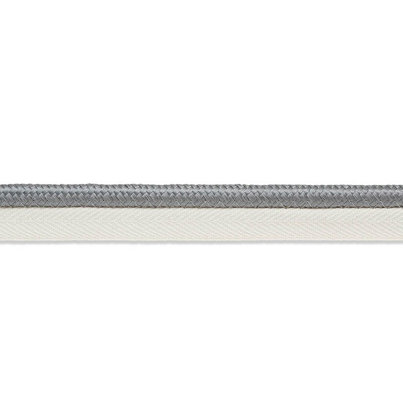 GUSTAVE-SILK-LIP-CORD-WIDE-GREY-SCHUMACHER-74573 - Schumacher Recortar