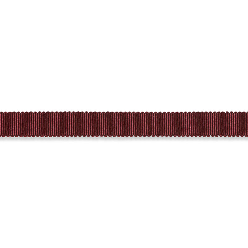 PIERRE-SILK-GIMP-NARROW-BURGUNDY-SCHUMACHER-74649 - Schumacher Recortar