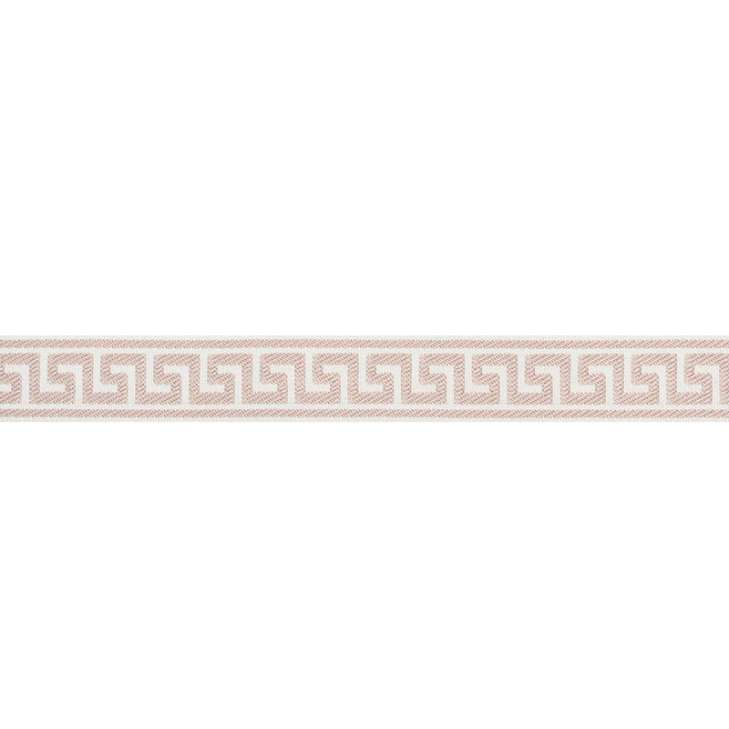 ETIENNE-SILK-GREEK-KEY-NARROW-BLUSH-SCHUMACHER-74689 - Schumacher Trim