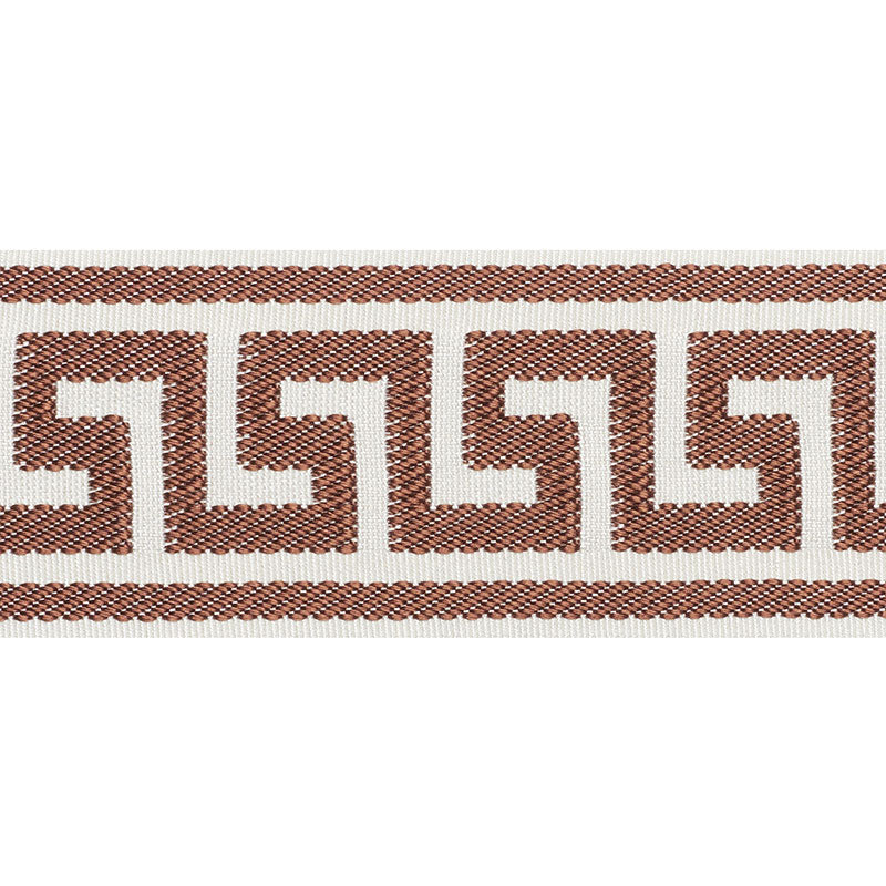 ETIENNE-SILK-GREEK-KEY-WIDE-BROWN-SCHUMACHER-74704 - Schumacher Trim