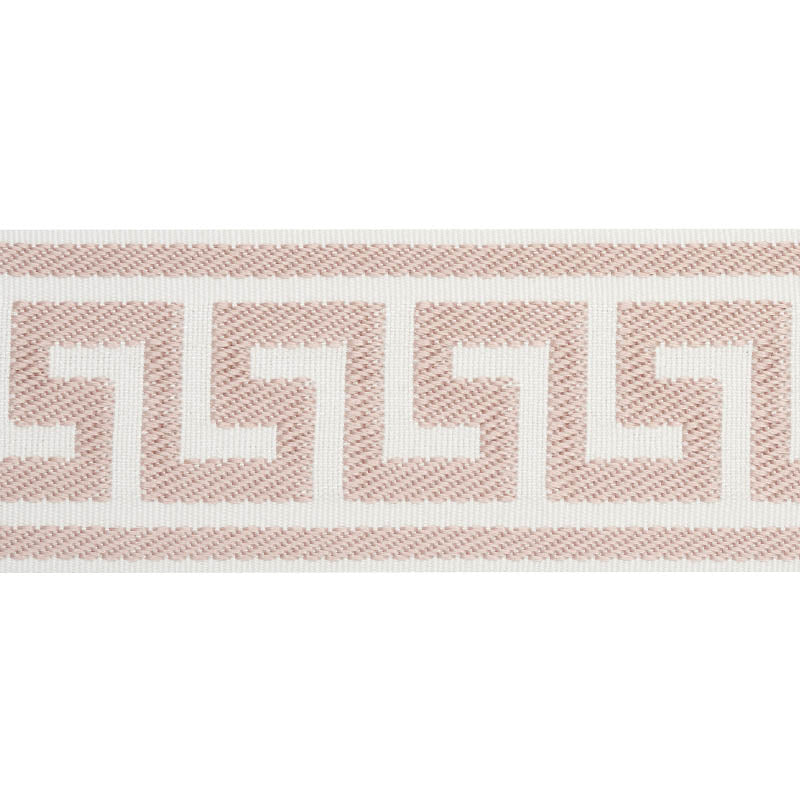 ETIENNE-SILK-GREEK-KEY-WIDE-BLUSH-SCHUMACHER-74709 - Schumacher Trim