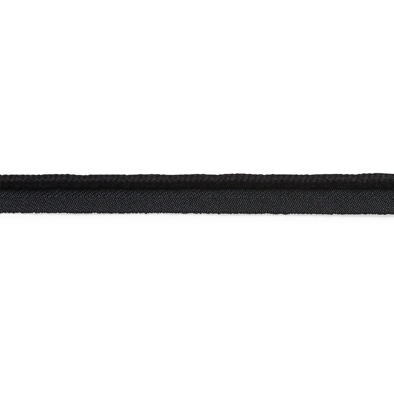 CEDRIC-COTTON-LIP-CORD-MEDIUM-BLACK-SCHUMACHER-74785 - Schumacher Trim