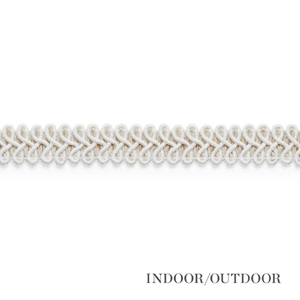 ASTOR-BRAID-INDOOR-OUTDOOR-IVORY-SCHUMACHER-74960 - Schumacher Trim