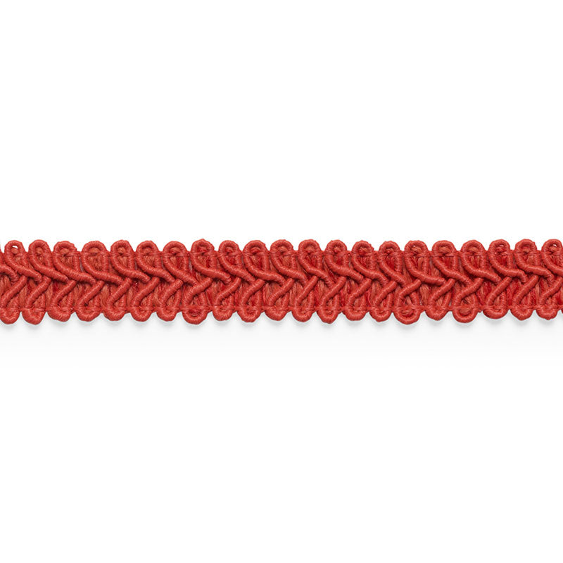 ASTOR-BRAID-INDOOR-OUTDOOR-RED-SCHUMACHER-74965 - Schumacher Trim
