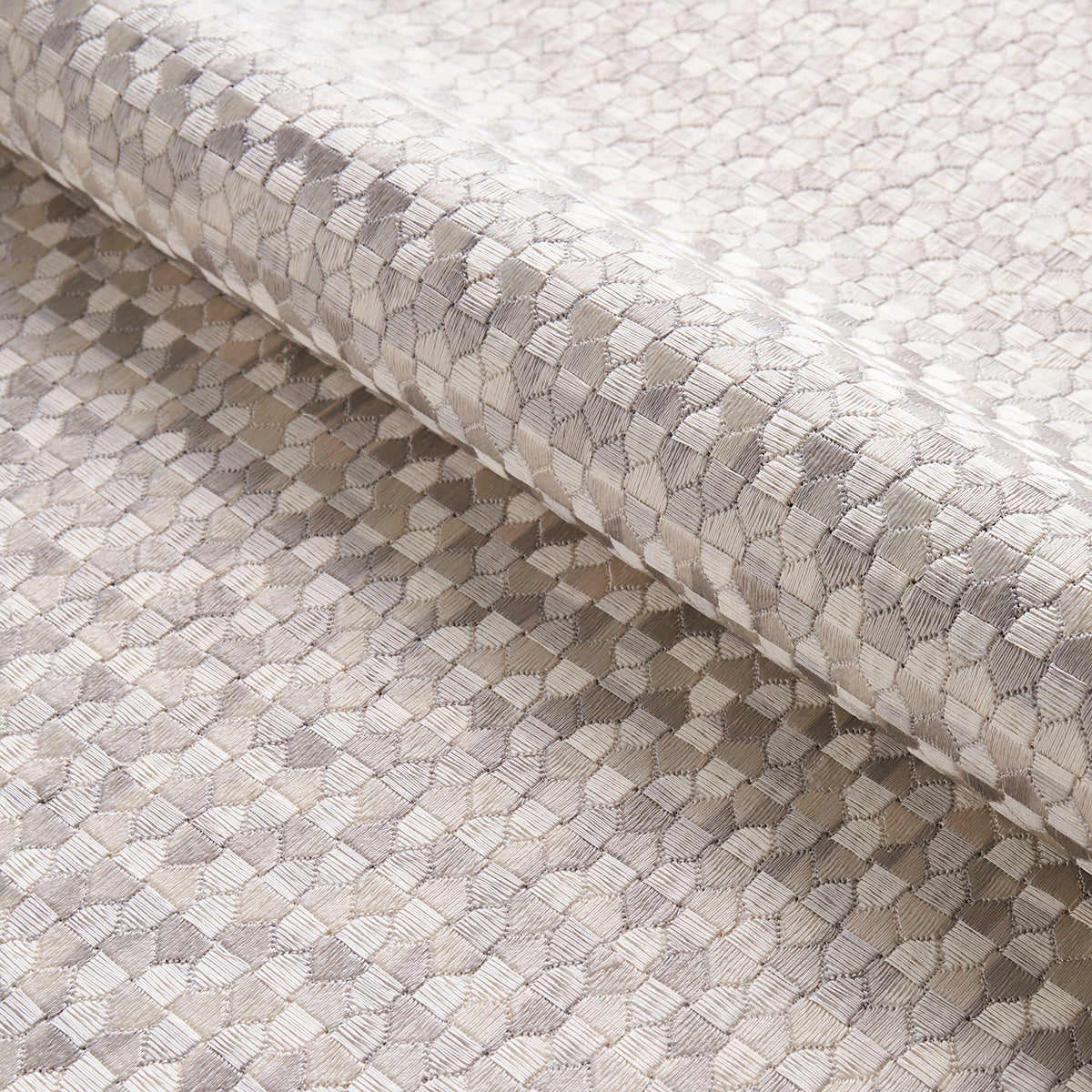 IVINS-EMBROIDERY-GREY-SCHUMACHER-75123 - Schumacher Fabric