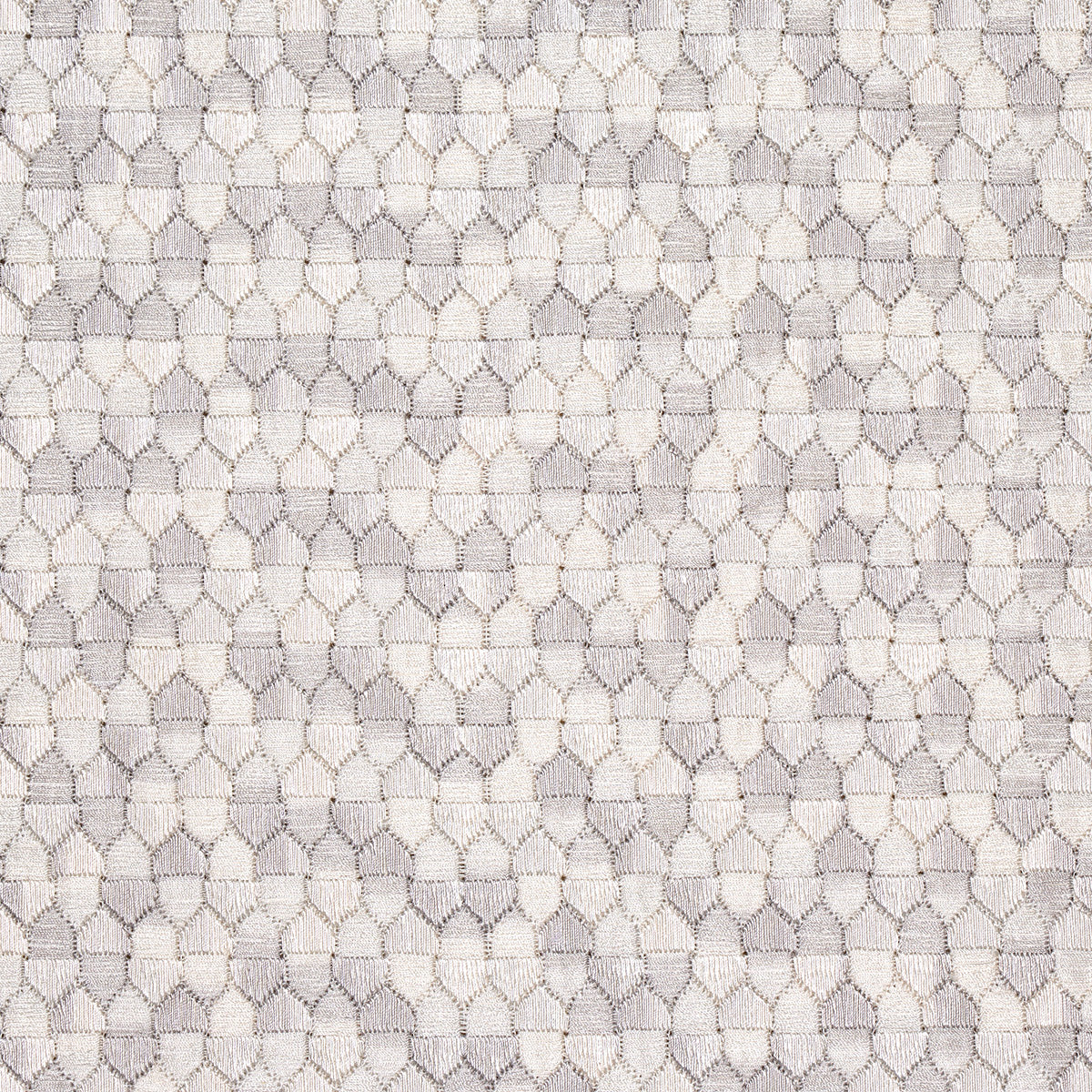 IVINS-EMBROIDERY-GREY-SCHUMACHER-75123 - Schumacher Fabric