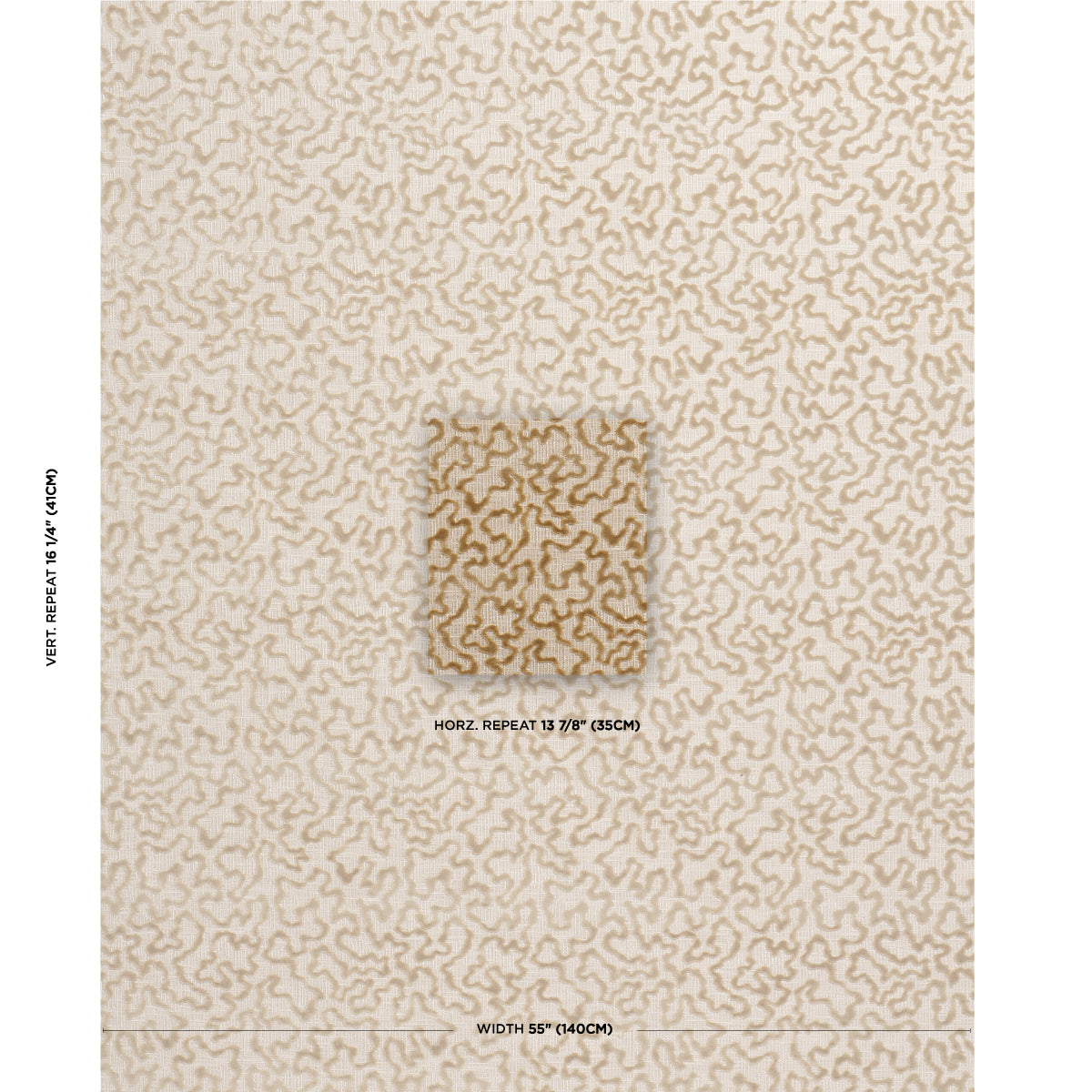 JANIS-VELVET-CHAMPAGNE-SCHUMACHER-75224 - Schumacher Fabric