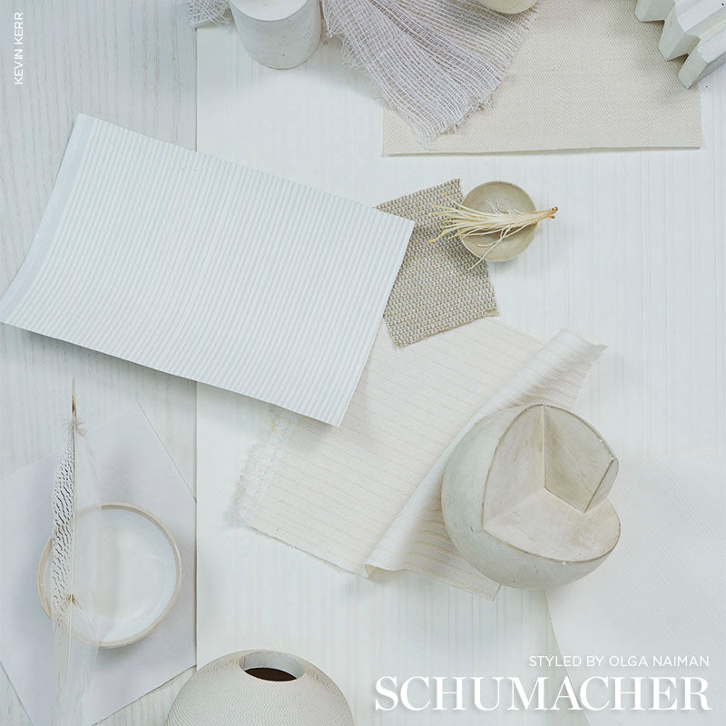 ALISTAIR-INDOOR-OUTDOOR-VELVET-BLANC-SCHUMACHER-75383 - Schumacher Fabric