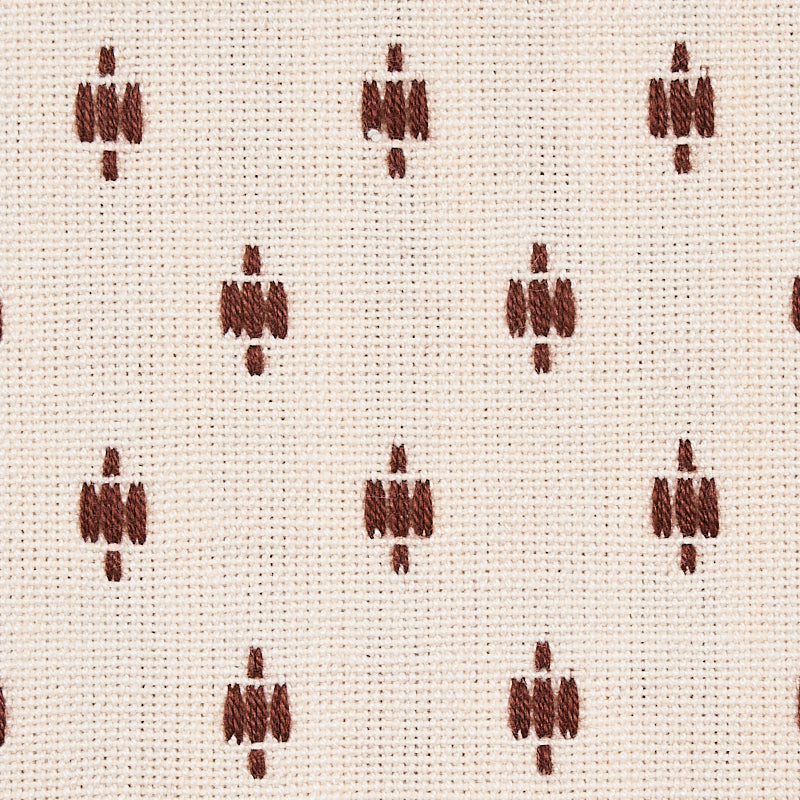 BARLOW-LIGHT-BROWN-ON-IVORY-SCHUMACHER-75533 - Schumacher Fabric