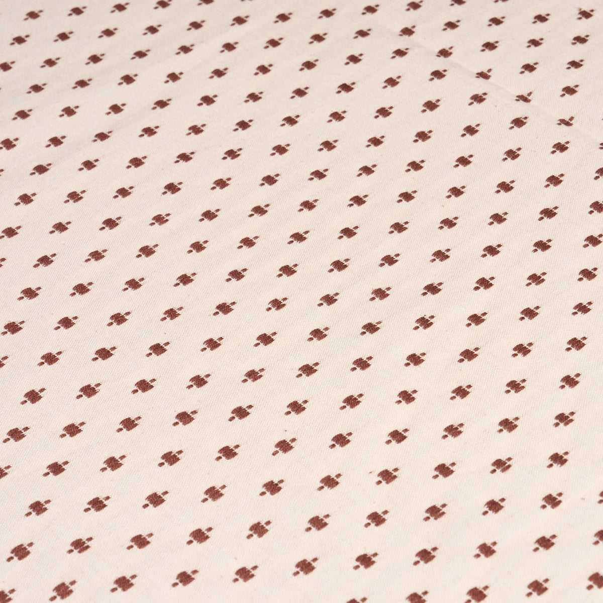 Barlow - Light Brown On Ivory - Schumacher 75533 Fabric - Schumacher Fabric
