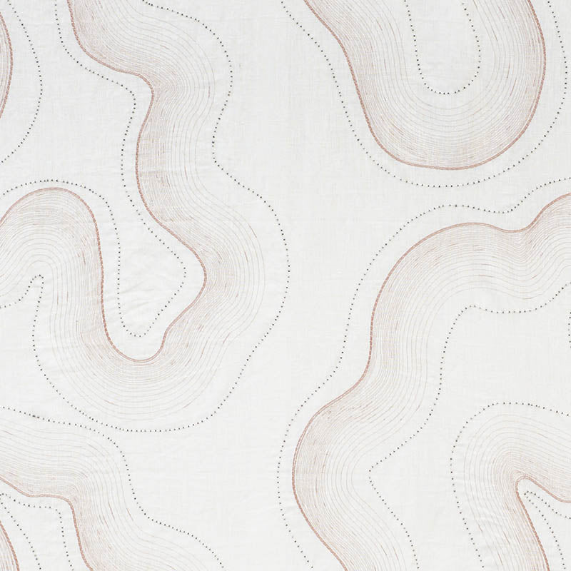 TOPO-BEADED-SHEER-BLUSH-SCHUMACHER-75900 - Schumacher Fabric